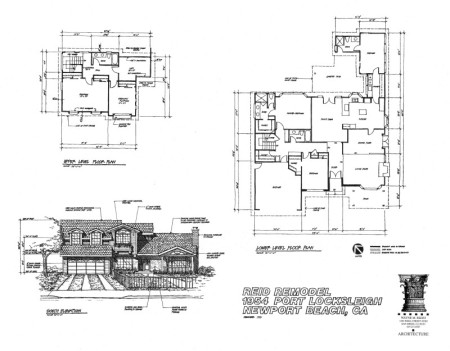 WMR Residential Design. Remodel project in Corona Del Mar, CA.